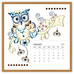 Dot and Do Special Calander set 4 - Owls