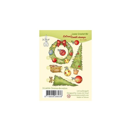 LeCreaDesign combi clear stamp Kerst decoraties