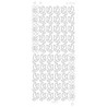 Stickervel Wedding doves Platinum - Goud
