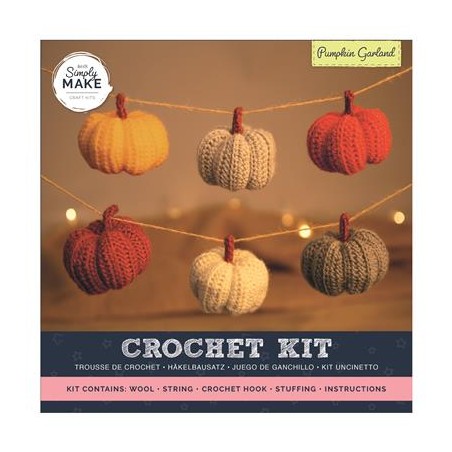 Crochet Pumpkin Garland Kit