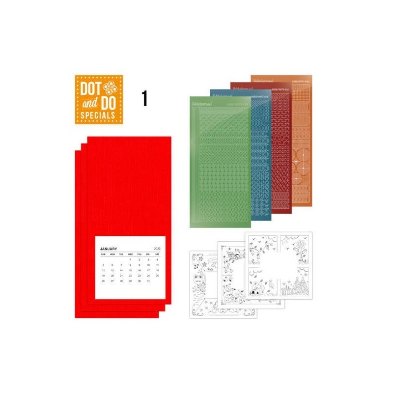 Dot and Do Special Calander set 1 - Four seasons