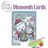 Dotty Designs Diamond Cards - Christmas Bear and Penguin