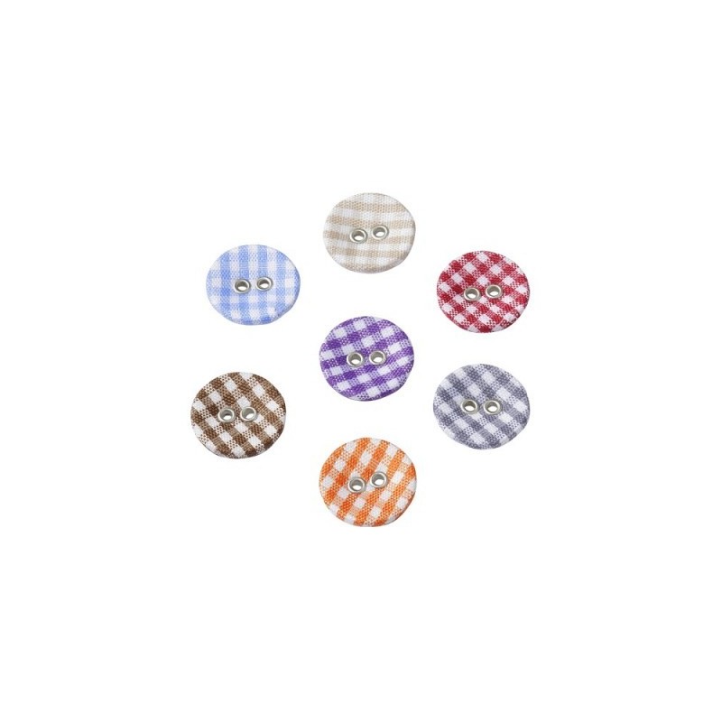 Knoop mix, ruiten, box met 80 st