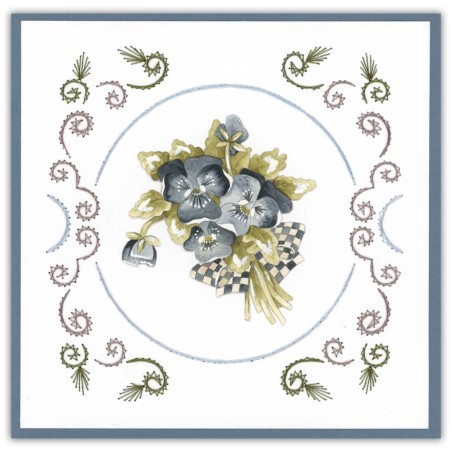 Stitch and Do 211 - Precious Marieke - Painted Pansies