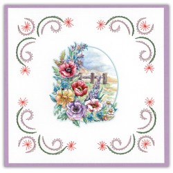 Stitch and Do 213 - Yvonne Creations - Landscape Field Bouquet
