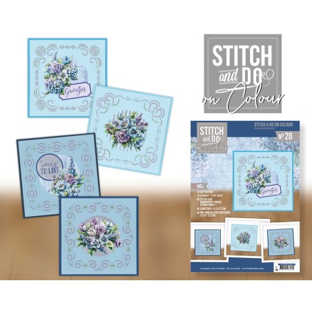 Stitch and do on Colour 28 - Blooming Blue