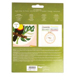 Borduurwerk door getallenkit - Toekan