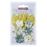 FLORELLA - Bloemen Hellblauw, 3 cm