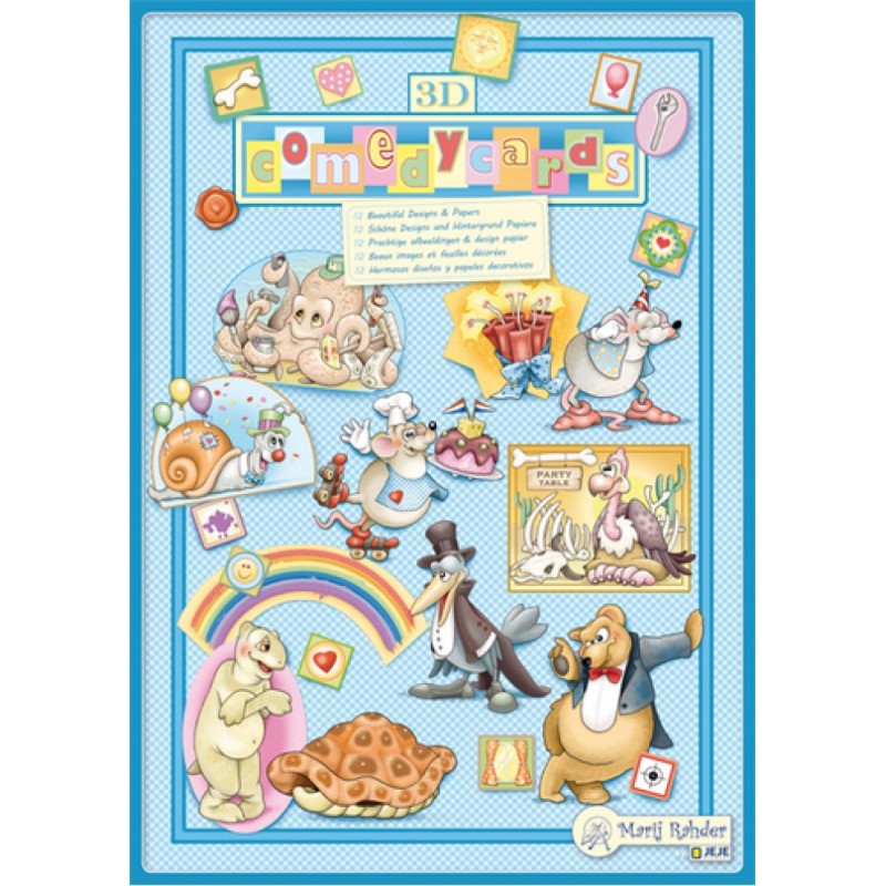 MRJ 3D Comedycards