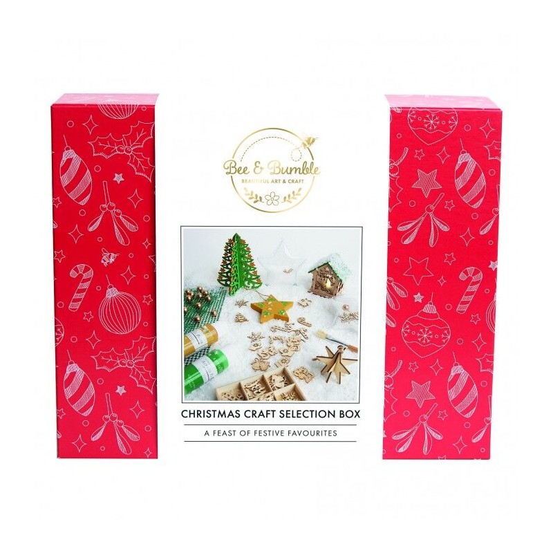 Maak een kerstknutseldoos