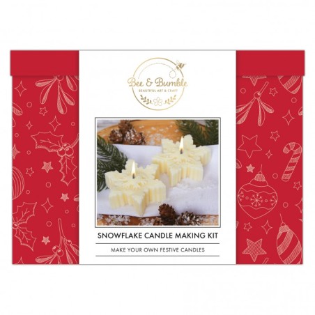 Kit voor het maken van sneeuwvlokkaarsen