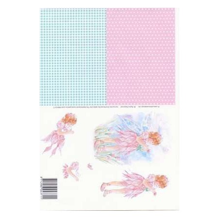 Stappenvel A4 elfje rose