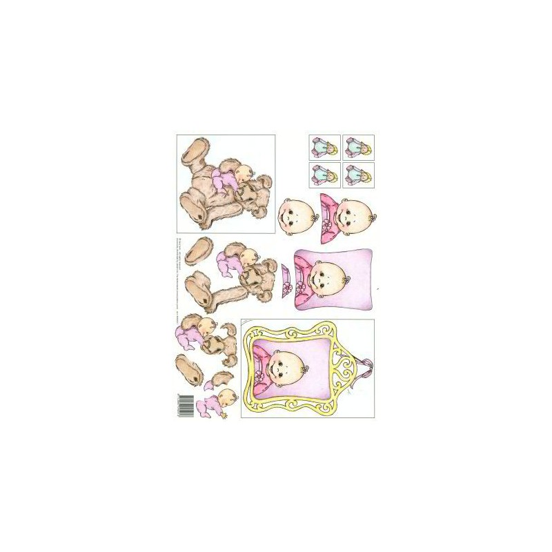 Knipvel A4 Vera Design baby meisje