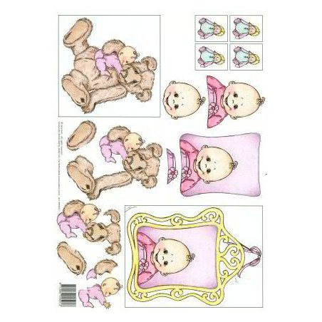 Knipvel A4 Vera Design baby meisje