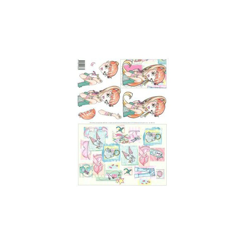 A4 Knipvel Sweet Girl