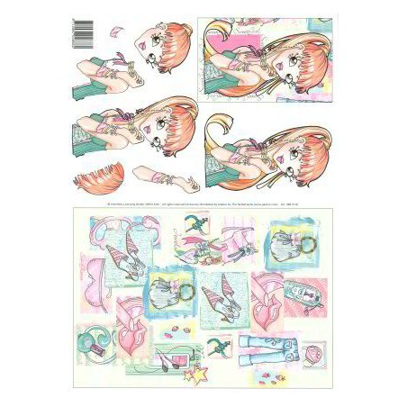 A4 Knipvel Sweet Girl