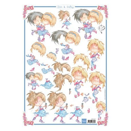 Knipvel Don & Daisy kerst