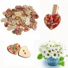 Flora Mixed Wooden Heart knopen